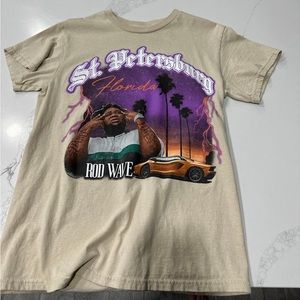 Rod wave T-shirt, Mens small, Worn twice.